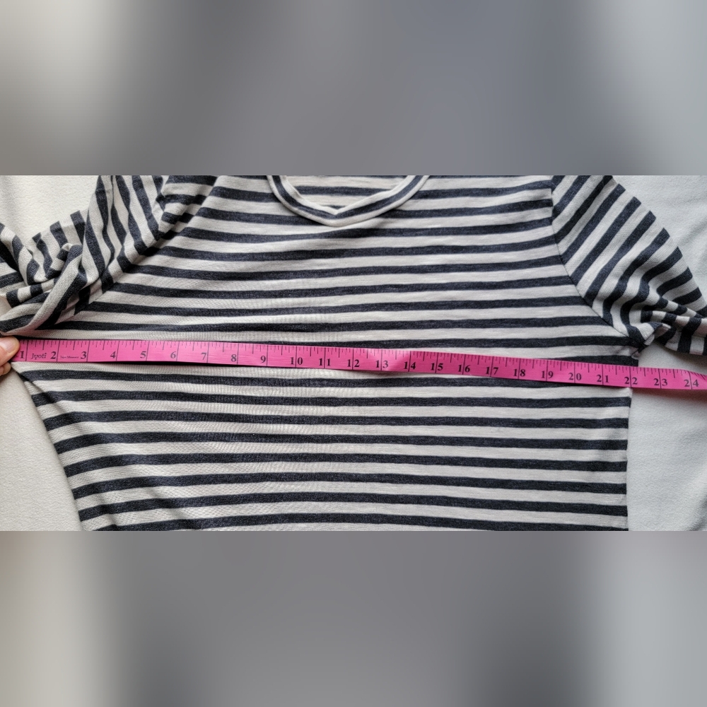 Marc O'Polo Gray Striped Longsleeve - Picture 7 of 9
